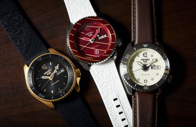 Ra mắt bộ 3 đồng hồ Samurai, sushi, ván trượt cực chất từ Seiko