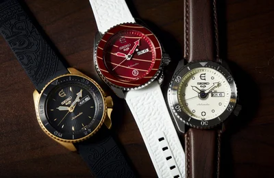 Ra mắt bộ 3 đồng hồ Samurai, sushi, ván trượt cực chất từ Seiko
