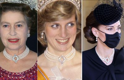 Công nương Kate Middleton sở hữu chiếc vòng ngọc trai ba thế hệ của Hoàng gia Anh