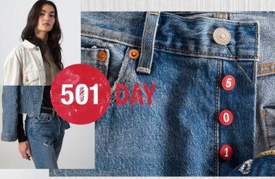 Levi's kỷ niệm 148 năm ra mắt dòng quần jeans 501® xanh biểu tượng