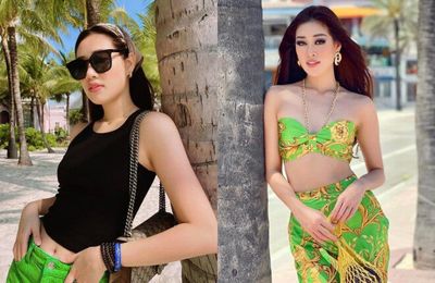 Style cực trẻ trung của Khánh Vân sau Miss Universe