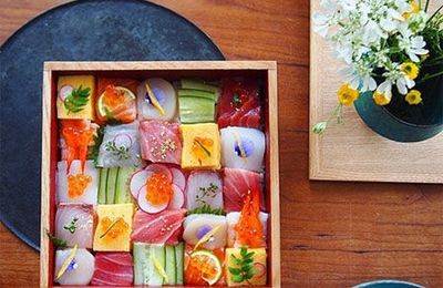 Mosaic sushi - bức tranh tuyệt đẹp của ẩm thực Nhật Bản