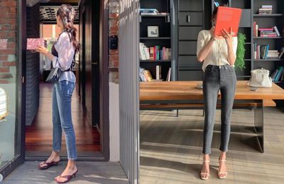 Sandals quai mảnh mix quần jeans - bộ đôi hack dáng hoàn hảo