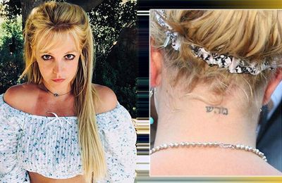 “Giải mã” ý nghĩa hình xăm sau gáy của Britney Spears