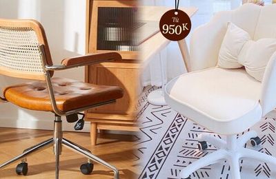 Decor phòng sang-xịn-mịn là phải có ghế xoay: Đã đẹp lại còn tiện, giá nào cũng có