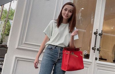 Ái nữ cựu chủ tịch CLB Sài Gòn lên đồ sang chảnh, xách túi Hermes trên dưới 80 triệu nhưng tự thấy "nhìn nó vớ vẩn"