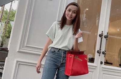 Ái nữ cựu chủ tịch CLB Sài Gòn lên đồ sang chảnh, xách túi Hermes trên dưới 80 triệu nhưng tự thấy "nhìn nó vớ vẩn"