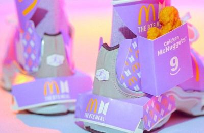 “Độ” sneaker chất lừ từ giấy gói bữa ăn BTS của McDonald