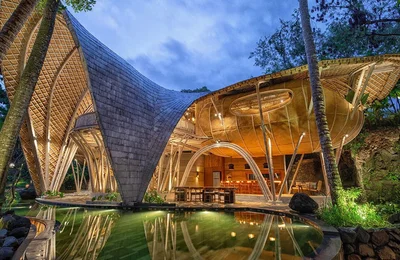 Khu nghỉ dưỡng toàn gỗ ở Bali