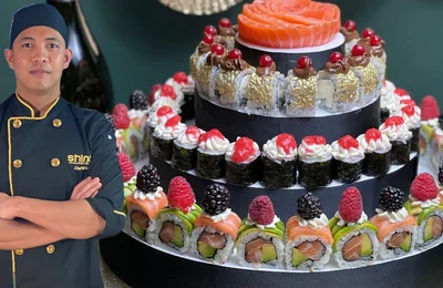 Tự tay làm một chiếc bánh sinh nhật sushi - Tưởng không dễ mà dễ không tưởng