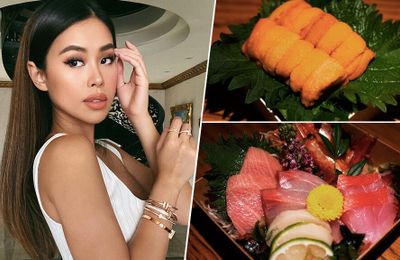 Mục sở thị bữa tiệc Sashimi cao cấp tại gia của Tiên Nguyễn