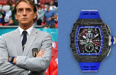 Bóc giá chiếc đồng hồ mang tên HLV trưởng tuyển Italia Roberto Mancini