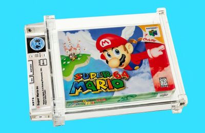 Băng video game Super Mario 64 được bán với giá kỷ lục 1,56 triệu USD
