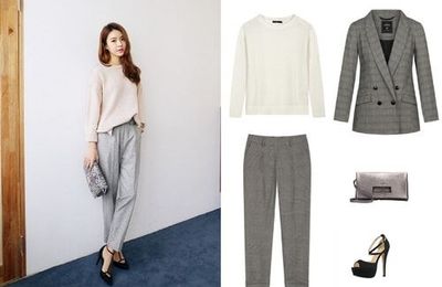 Công thức mix áo khoác blazer đơn giản mà thanh lịch