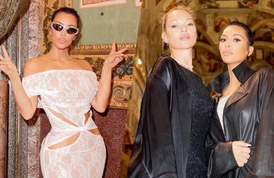 Kim Kardashian trần tình về chiếc váy hở khi đi thăm Thành Vatican