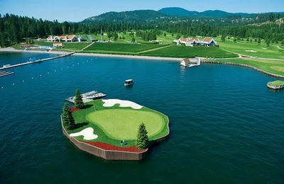 Chiêm ngưỡng sân golf “trôi” độc đáo nhất trên thế giới