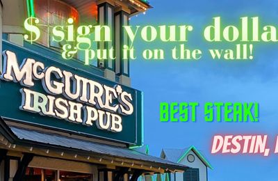 McGuire’s Irish Pub - Quán rượu được trang trí bằng gần 2 triệu USD tiền mặt