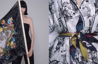Khăn lụa Dior - Phong cách thời thượng của quý cô sành điệu