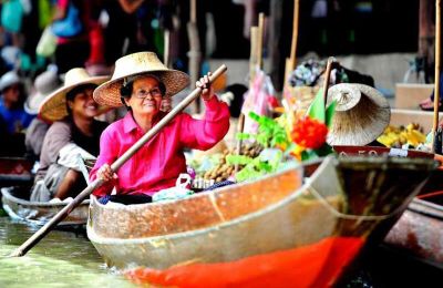 Chợ nổi Damnoen Saduak - Thiên đường mua sắm độc đáo nhất đất Thái