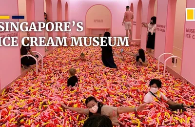 Bảo tàng kem đầu tiên vừa được khai trương tại Singapore