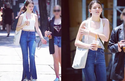 Con gái Tom Cruise ưa chuộng thời trang crop-top