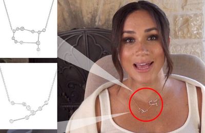 Ý nghĩa hai vòng cổ Meghan đeo trong video mừng tuổi 40