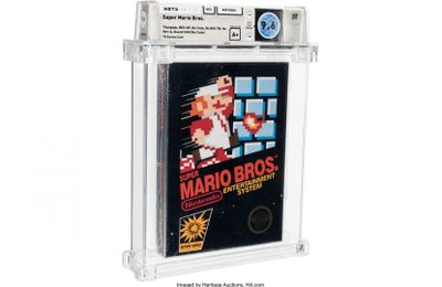 Game ’Super Mario Bros.1985’ được bán với giá kỷ lục 2 triệu USD