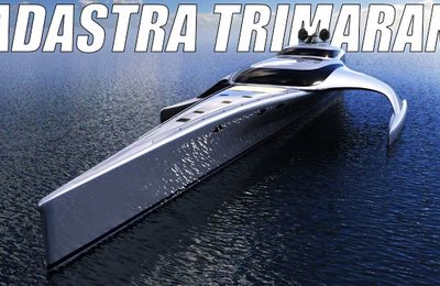 Nội thất xa xỉ bên trong siêu du thuyền ba thân Adastra