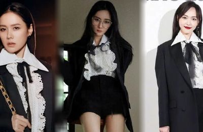Đụng hàng xuyên biên giới trong trang phục của Valentino