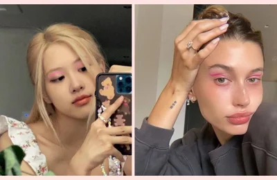 Kẻ mắt neon rực rỡ như Hailey Bieber và Rosé