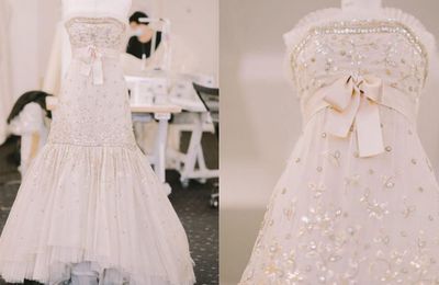 Chanel tốn hơn 1000 giờ hoàn thiện váy cho Kristen Stewart