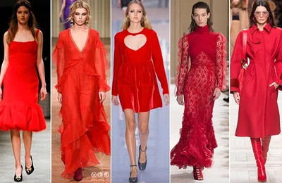 Màu "Đỏ" luôn thống trị sàn thời trang qua các mùa mốt