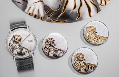 Đồng hồ "Bạch hổ" lộng lẫy từ Piaget chào đón năm Nhâm dần 2022