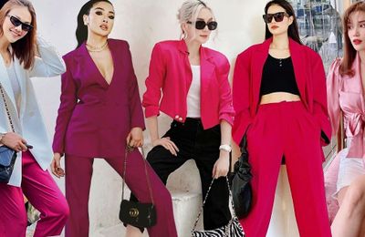 Tham khảo cách phối đồ với "Màu hồng" cho tủ đồ thêm đa dạng trong năm mới