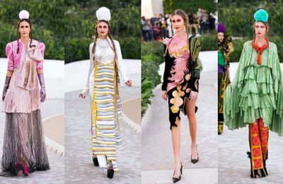 BST mới với tên gọi “Hái Mơ” của NTK Lý Quí Khánh tại triển lãm Expo- Dubai