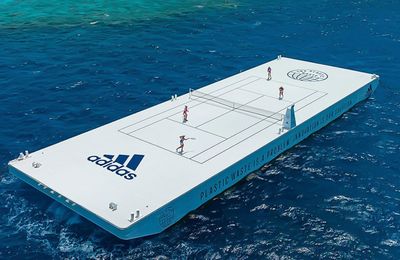 Parley và adidas mang sân quần vợt đến Rặng san hô Great Barrier của Úc