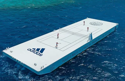Parley và adidas mang sân quần vợt đến Rặng san hô Great Barrier của Úc