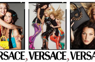 Đập tan tin đồn bất hoà, chị em nhà Hadid sánh vai trong chiến dịch quảng bá của Versace
