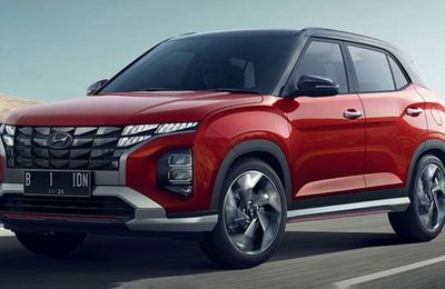 Hyundai Creta 2022 ra mắt tại Thái Lan vào tháng 3 tới