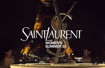 Saint Laurent Xuân/Hè 2023: Nét quyến rũ của cô gái Pháp