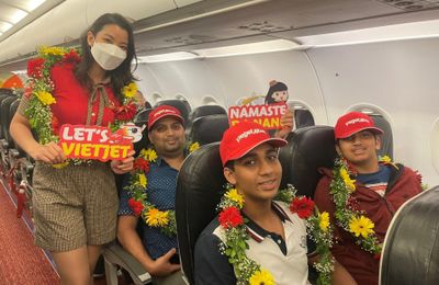 Bay dễ dàng từ Đà Nẵng tới thẳng Ahmedabad (Ấn Độ) cùng Vietjet