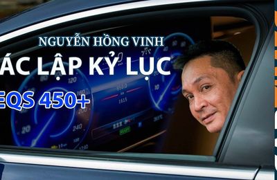Hành trình Mercedes-Benz EQS 450+ lập kỉ lục thế giới - 850 km với 1 lần sạc tại Việt Nam
