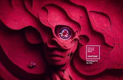 Xu hướng làm đẹp lấy cảm hứng từ sắc màu năm 2023 Viva Magenta