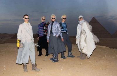 Dior Menswear Pre-Fall 2023 tài liệu khảo cổ của Ai Cập huyền bí