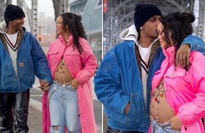 Rihanna đang mang thai, mong chờ con đầu lòng với A$AP Rocky