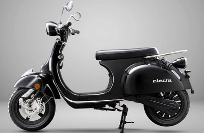 One Moto Electa chiếc xe máy điện mang phong cách retro