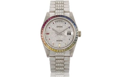 Chiếc đồng hồ Rolex “Rainbow Khanjar” quý hiếm được đưa ra đấu giá