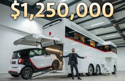 Chiêm ngưỡng Dembell Motorhome : Biệt thự di động trị giá 1 triệu Euro ở Wilhelmsdorf, Đức
