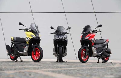 Xe tay ga Aprilia SR GT 200 chuẩn bị được bán ra tại Malaysia