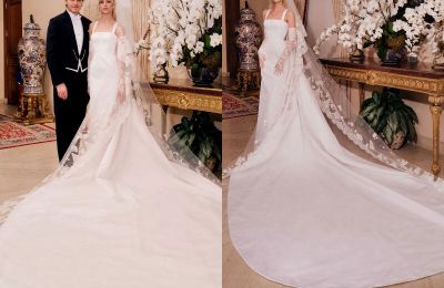 Cặp “vợ chồng son” Nicola Peltz và Brooklyn Beckham trong lễ cưới